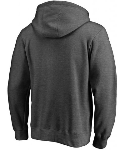 Men's Heathered Charcoal New York Rangers Team Victory Arch Pullover Hoodie $27.26 Sweatshirt