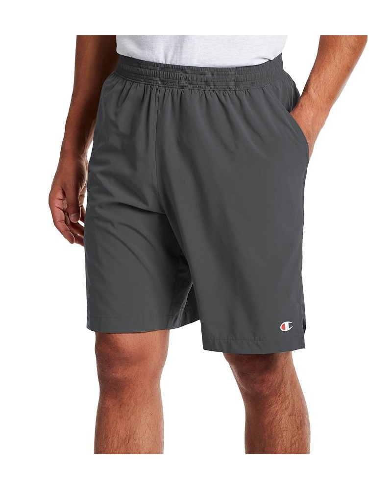 Men's Standard-Fit Stretch 9" Sport Shorts Gray $19.21 Shorts