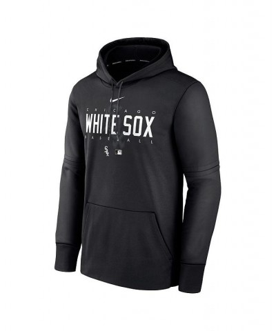 Men's Black Chicago White Sox Authentic Collection Pregame Performance Pullover Hoodie $38.95 Sweatshirt