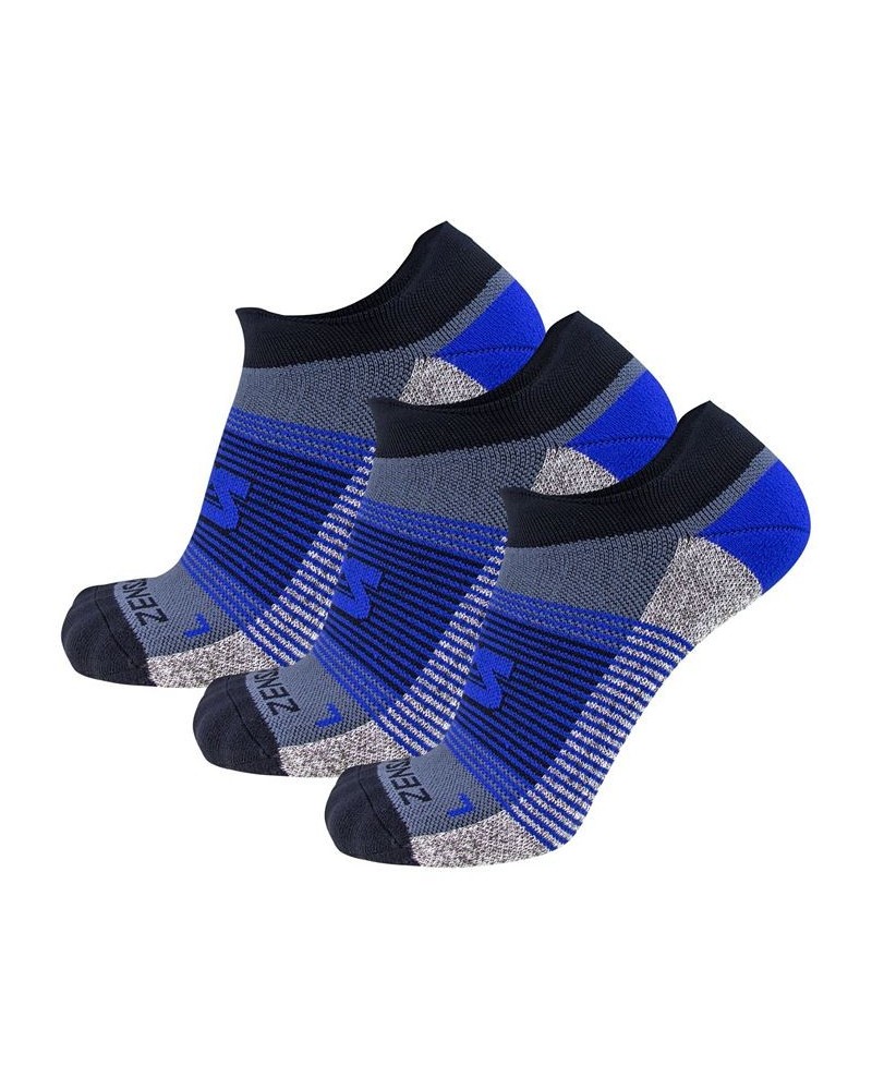 Men's Cloud Cushion Running Socks 3 Pack Black $24.84 Socks