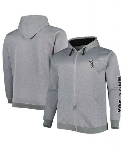 Men's Ash Chicago White Sox Big and Tall Pullover Hoodie $51.29 Sweatshirt