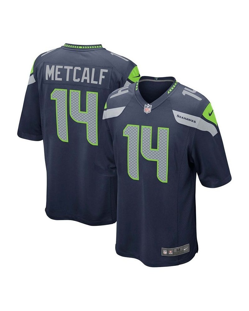 Men's DK Metcalf College Navy Seattle Seahawks Game Team Jersey $51.36 Jersey