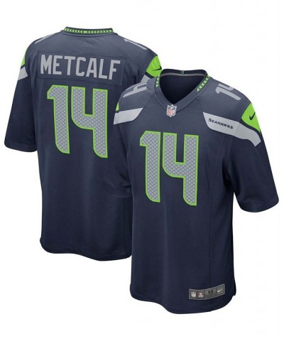 Men's DK Metcalf College Navy Seattle Seahawks Game Team Jersey $51.36 Jersey