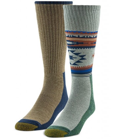 Men's Lodge 2-Pk. Moisture-Wicking Crew Socks Multi $9.09 Socks