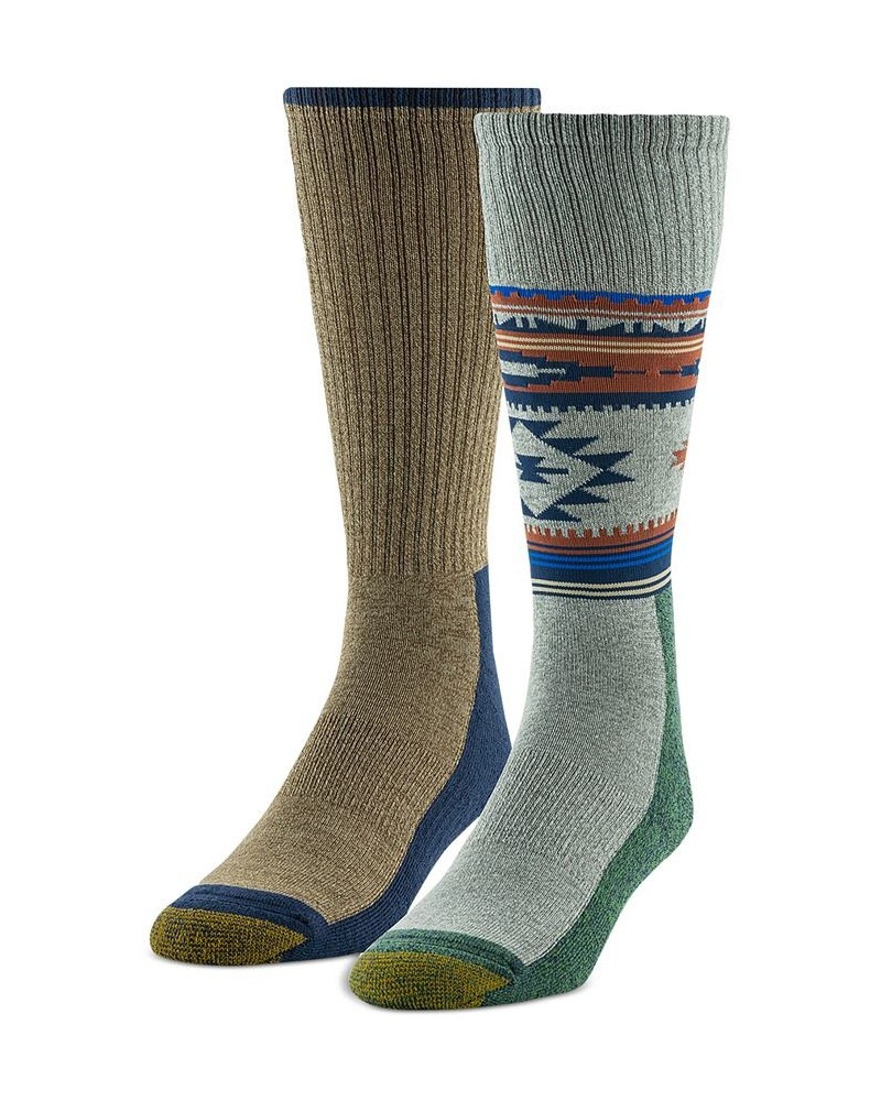 Men's Lodge 2-Pk. Moisture-Wicking Crew Socks Multi $9.09 Socks