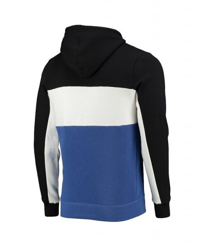 Men's Black, White Orlando Magic Wordmark Colorblock Fleece Pullover Hoodie $28.52 Sweatshirt