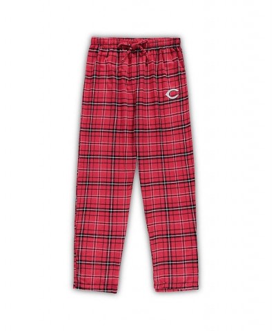 Men's Red and Black Cincinnati Reds Big and Tall Lodge T-shirt and Pants Sleep Set $28.20 Pajama