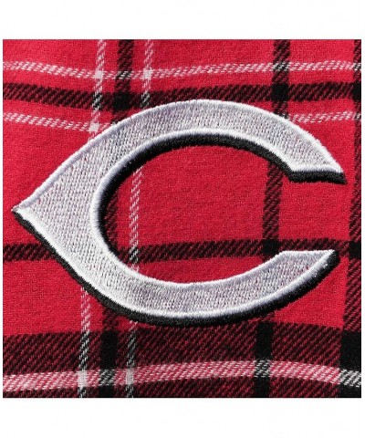 Men's Red and Black Cincinnati Reds Big and Tall Lodge T-shirt and Pants Sleep Set $28.20 Pajama