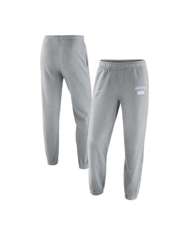 Men's Heathered Gray Ohio State Buckeyes Saturday Fleece Pants $37.43 Pants