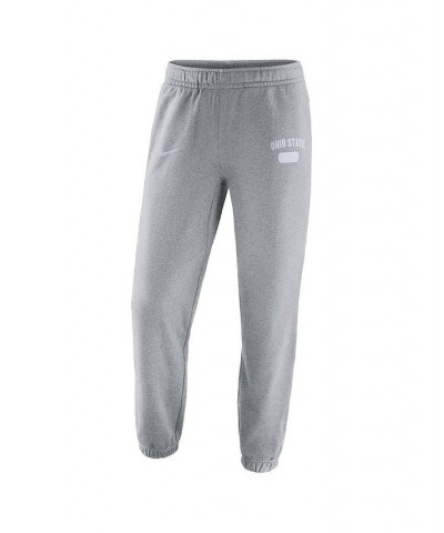 Men's Heathered Gray Ohio State Buckeyes Saturday Fleece Pants $37.43 Pants