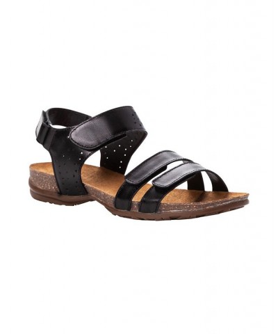 Women's Farrah Sandals Black $34.00 Shoes