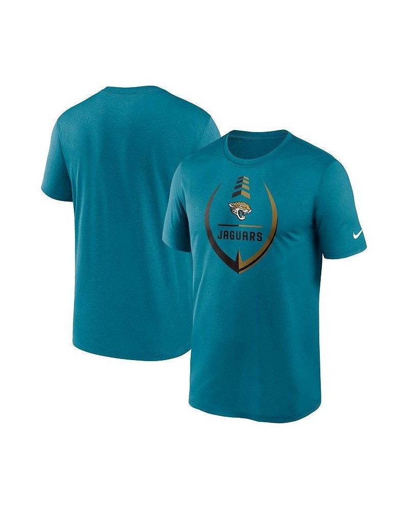 Men's Teal Jacksonville Jaguars Icon Legend Performance T-shirt $24.00 T-Shirts