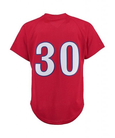 Men's Tim Raines Montreal Expos Batting Practice Jersey - Red $40.70 Jersey