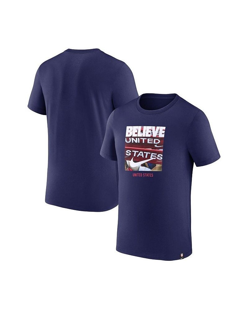 Men's Navy USMNT Believe T-shirt $15.84 T-Shirts