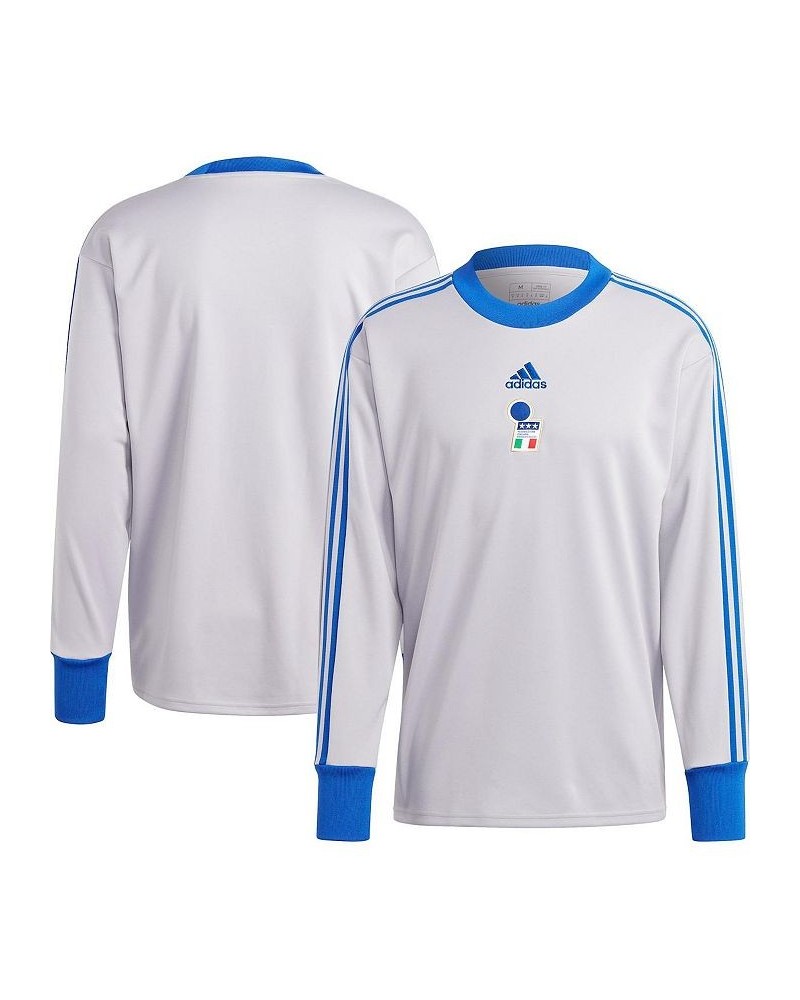 Men's Gray Italy National Team 2023/24 Authentic Football Icon Goalkeeper Jersey $51.60 Jersey