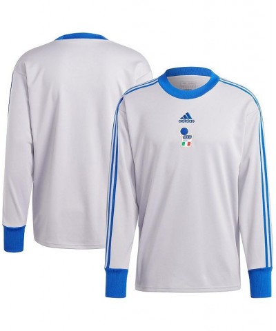 Men's Gray Italy National Team 2023/24 Authentic Football Icon Goalkeeper Jersey $51.60 Jersey