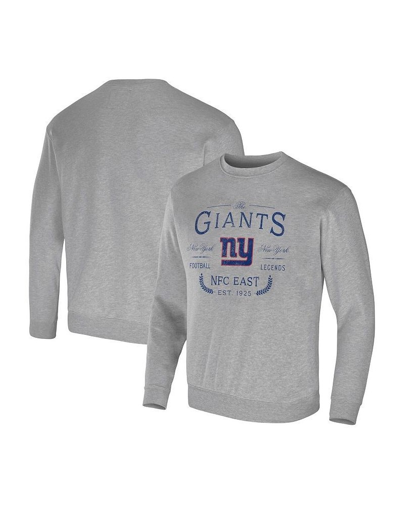 Men's NFL x Darius Rucker Collection by Heather Gray New York Giants Pullover Sweatshirt $31.85 Sweatshirt