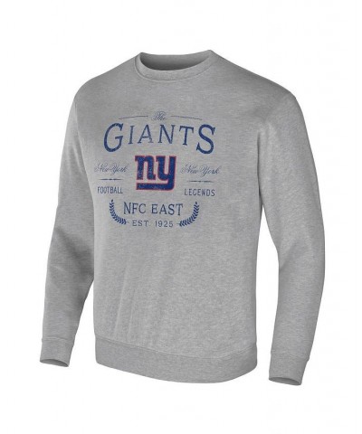 Men's NFL x Darius Rucker Collection by Heather Gray New York Giants Pullover Sweatshirt $31.85 Sweatshirt