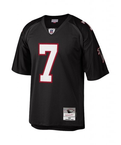 Men's Michael Vick Black Atlanta Falcons 2002 Authentic Throwback Retired Player Jersey $105.40 Jersey