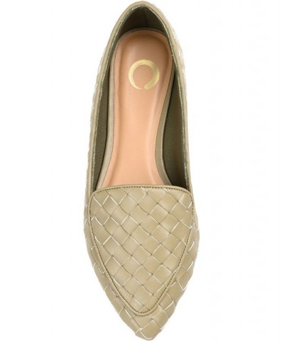 Women's Misty Woven Loafer Green $36.75 Shoes