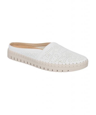 Women's Karana Comfort Mules White $28.60 Shoes