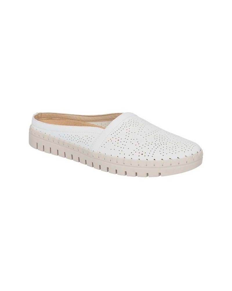 Women's Karana Comfort Mules White $28.60 Shoes