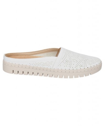 Women's Karana Comfort Mules White $28.60 Shoes