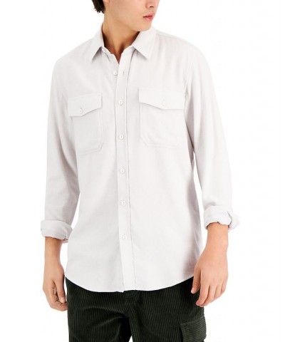 Men's Grindle Flannel Shirt White $13.36 Shirts