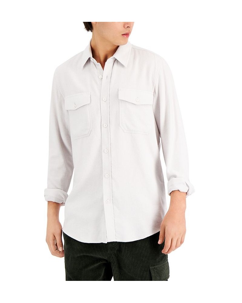 Men's Grindle Flannel Shirt White $13.36 Shirts