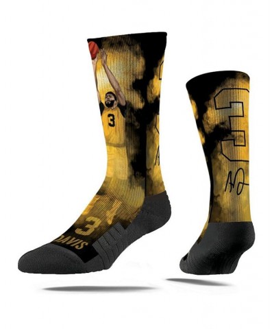 Men's Anthony Davis Los Angeles Lakers Fog Crew Socks $14.81 Socks