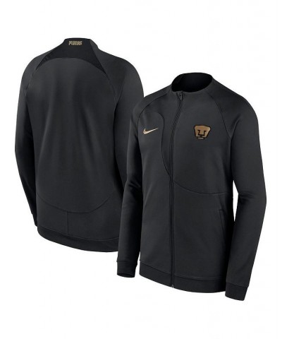 Men's Black Pumas Academy Pro Anthem Raglan Performance Full-Zip Jacket $48.30 Jackets