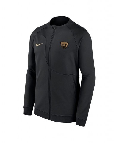 Men's Black Pumas Academy Pro Anthem Raglan Performance Full-Zip Jacket $48.30 Jackets