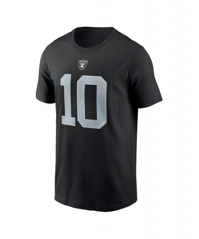 Men's Jimmy Garoppolo Black Las Vegas Raiders Player Name and Number T-shirt $18.00 T-Shirts