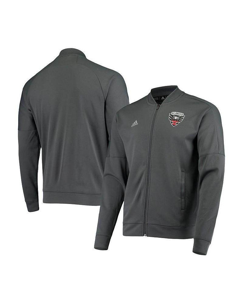 Men's Charcoal D.C. United Bomber Full-Zip Jacket $51.99 Jackets