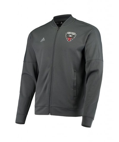 Men's Charcoal D.C. United Bomber Full-Zip Jacket $51.99 Jackets