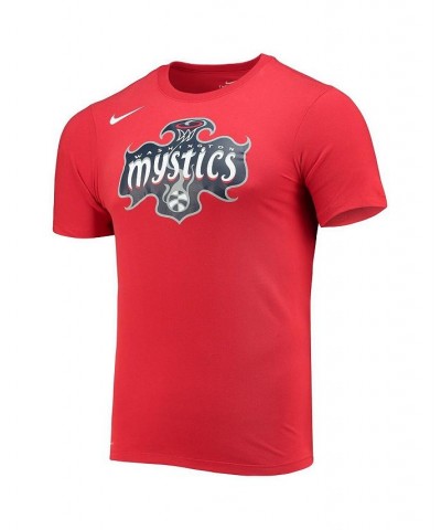 Men's Red Washington Mystics Logo Performance T-shirt $25.19 T-Shirts