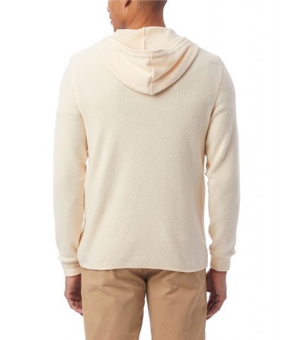 Men's Eco-Teddy Outdoor Quarter-Zip Fleece Hoodie Gray $48.00 Sweatshirt