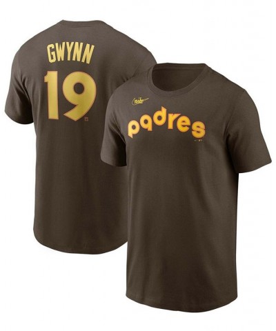 Men's Tony Gwynn Brown San Diego Padres Cooperstown Collection Name Number T-shirt $26.99 T-Shirts