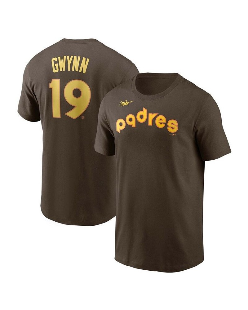 Men's Tony Gwynn Brown San Diego Padres Cooperstown Collection Name Number T-shirt $26.99 T-Shirts