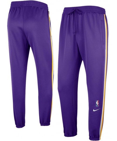 Men's Purple Los Angeles Lakers 75th Anniversary Showtime On Court Performance Pants $46.00 Pants