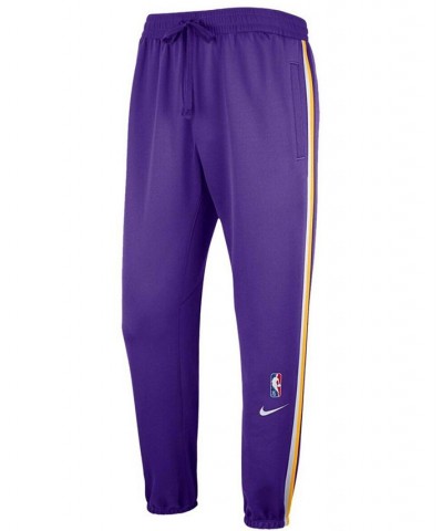 Men's Purple Los Angeles Lakers 75th Anniversary Showtime On Court Performance Pants $46.00 Pants