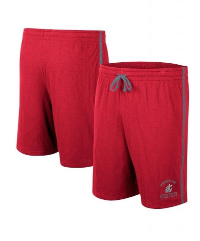 Men's Crimson Washington State Cougars Thunder Slub Shorts $16.20 Shorts