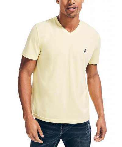 Men's J-Class Logo Classic-Fit Cotton V-Neck T-Shirt Corn $18.21 T-Shirts