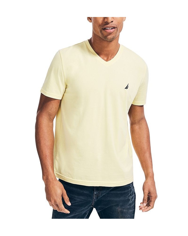 Men's J-Class Logo Classic-Fit Cotton V-Neck T-Shirt Corn $18.21 T-Shirts