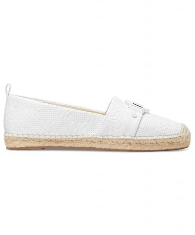 Women's Rory Slip-On Espadrille Flats White $58.05 Shoes