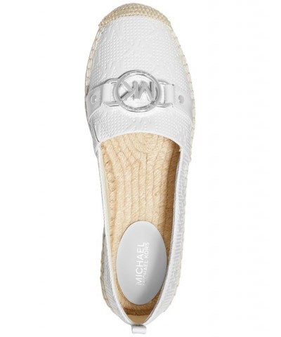 Women's Rory Slip-On Espadrille Flats White $58.05 Shoes