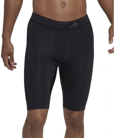 Men's Techfit Performance Training Short Tights Black $12.94 Shorts