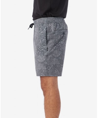 Men's Stockton 18" Print Elastic Waist Hybrid Shorts Multi $33.15 Shorts