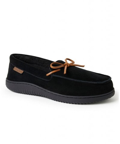 Men's Woodstock Energy Return Moccasin Slippers Black $44.10 Shoes