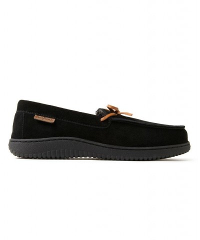 Men's Woodstock Energy Return Moccasin Slippers Black $44.10 Shoes